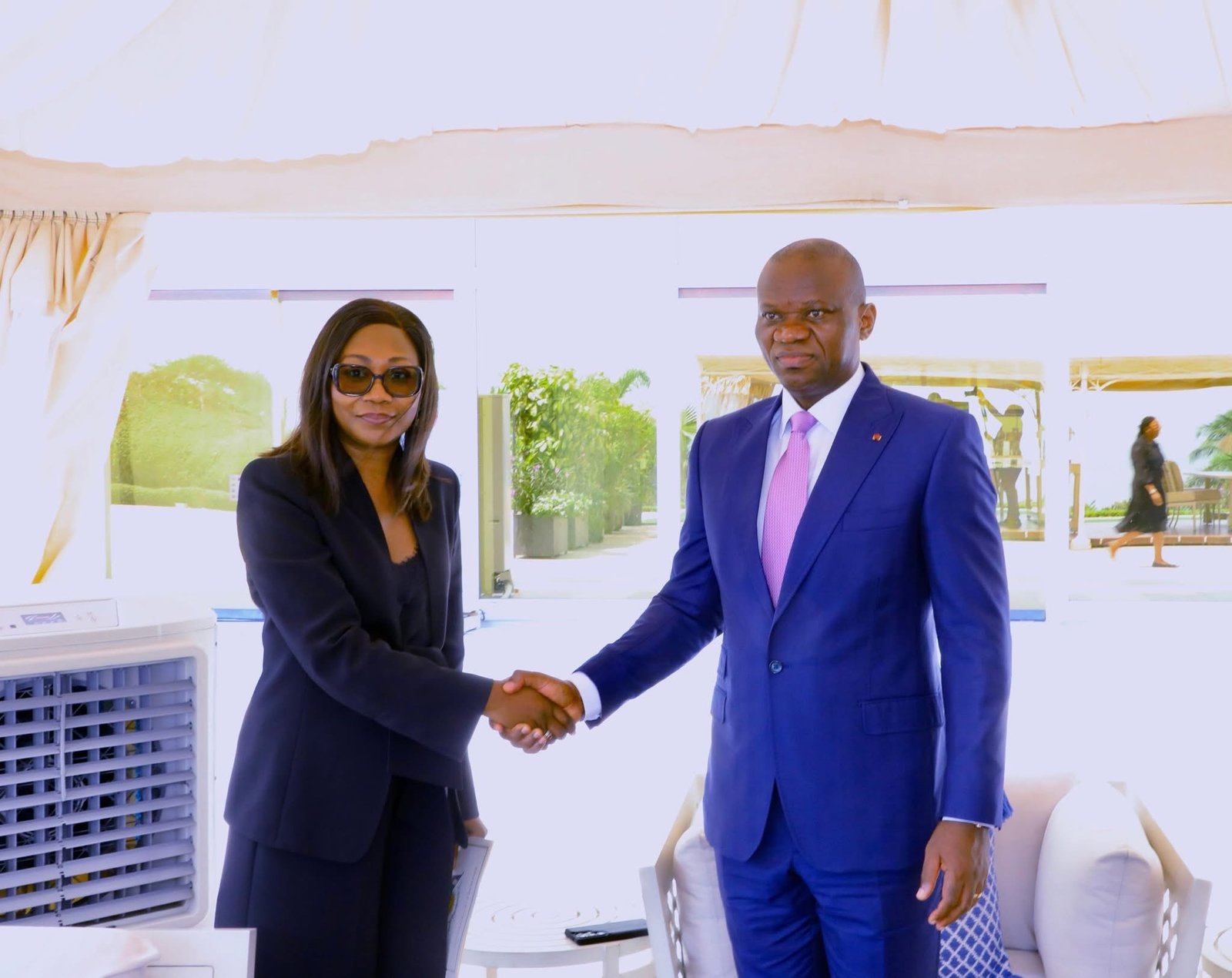 Renforcement des relations bilatérales : le Président Oligui Nguema reçoit la ministre centrafricaine des Affaires étrangères