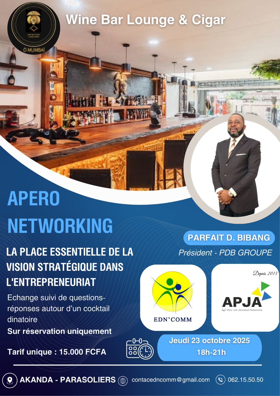 EDN’COMM lance « APÉRO NETWORKING » : une soirée pour repenser la vision stratégique en entrepreneuriat