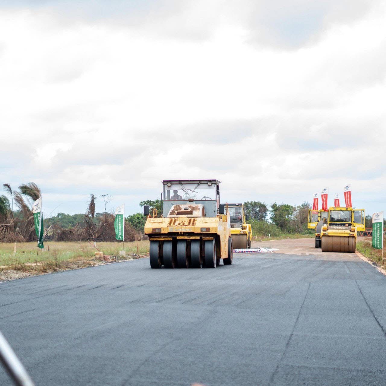 Port-Gentil : près de 47 % du tronçon Forasol-Mbega déjà réalisé
