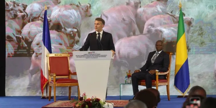 Macron au Gabon : “Les entreprises françaises veulent investir davantage dans le nouveau Gabon”
