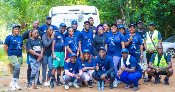 CDC : Santé et cohésion au rendez-vous lors d’une randonnée à l'arborentum Raponda Walker