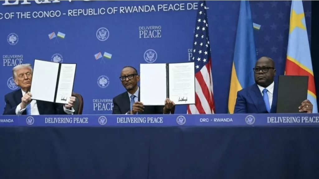 Conflits dans l’Est de la RDC : Kagame et Tshisekedi signent un accord de paix historique à Washington