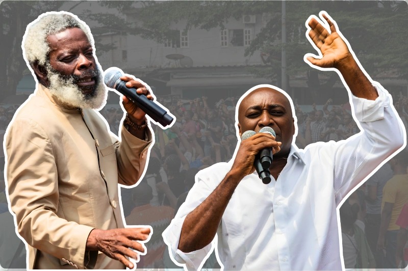  Anges Kevin NZIGOU présent la vision de la plateforme