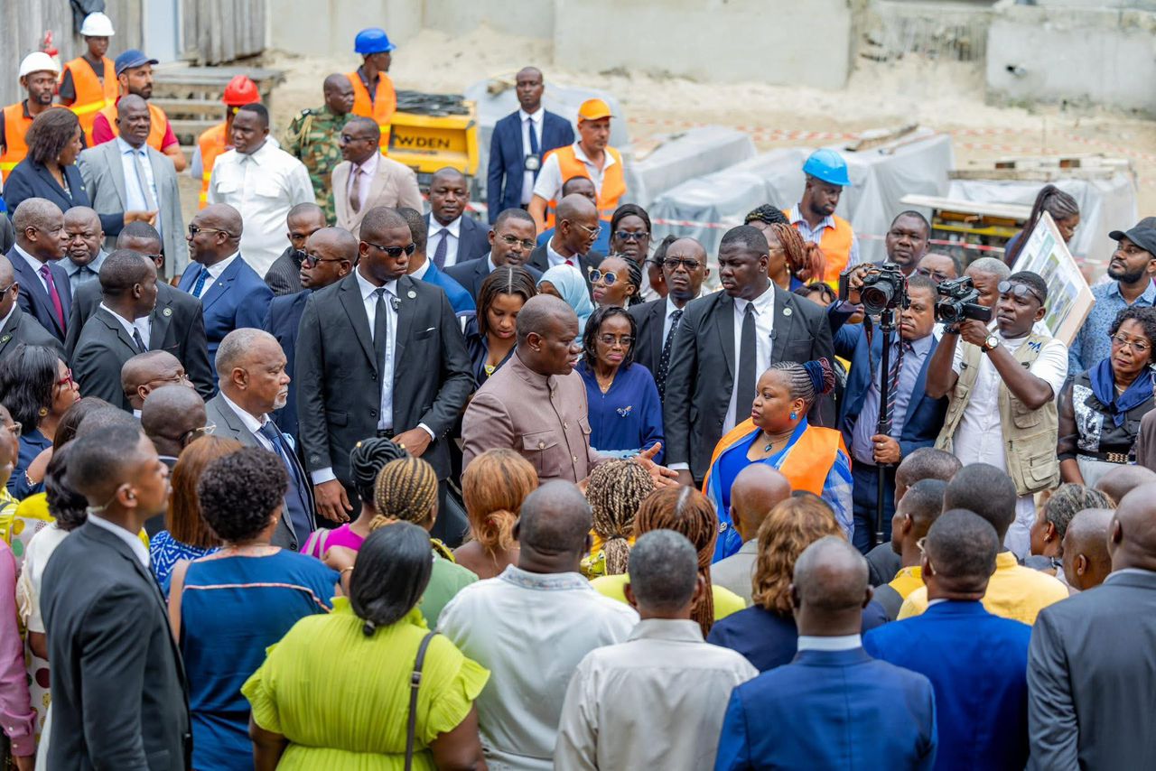 Gabon : Oligui Nguema sur les chantiers de construction des logements des enseignants