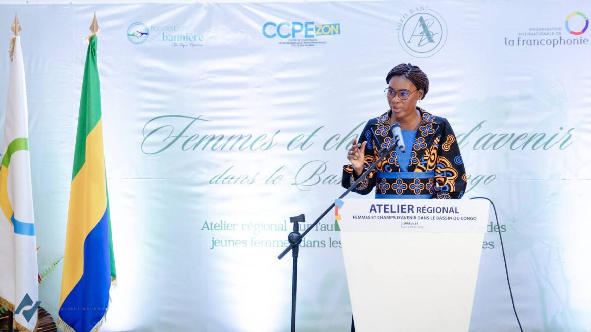  Anges Kevin NZIGOU présent la vision de la plateforme