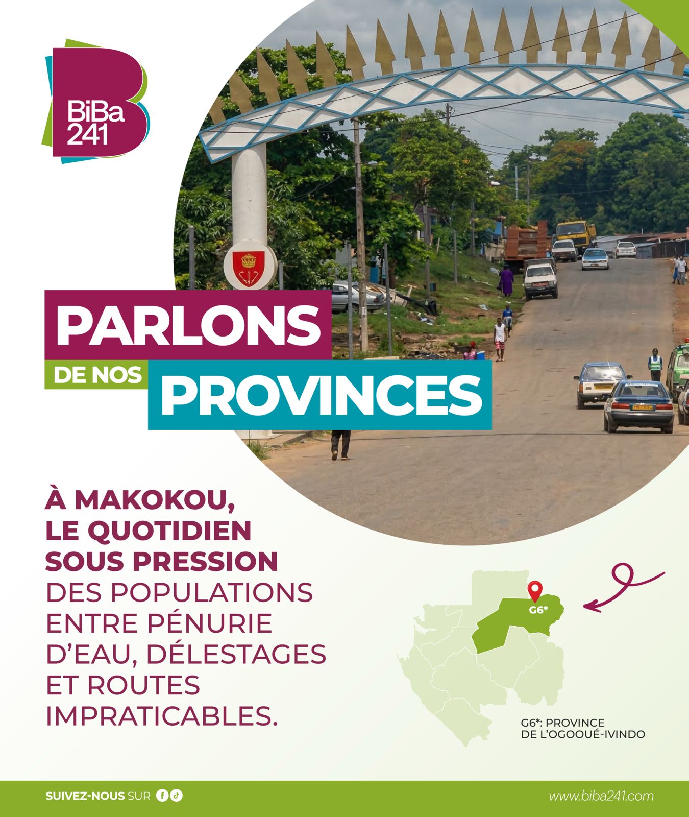 Parlons de nos provinces : à Makokou, le quotidien sous pression des populations entre pénurie d’eau, délestages et routes impraticables