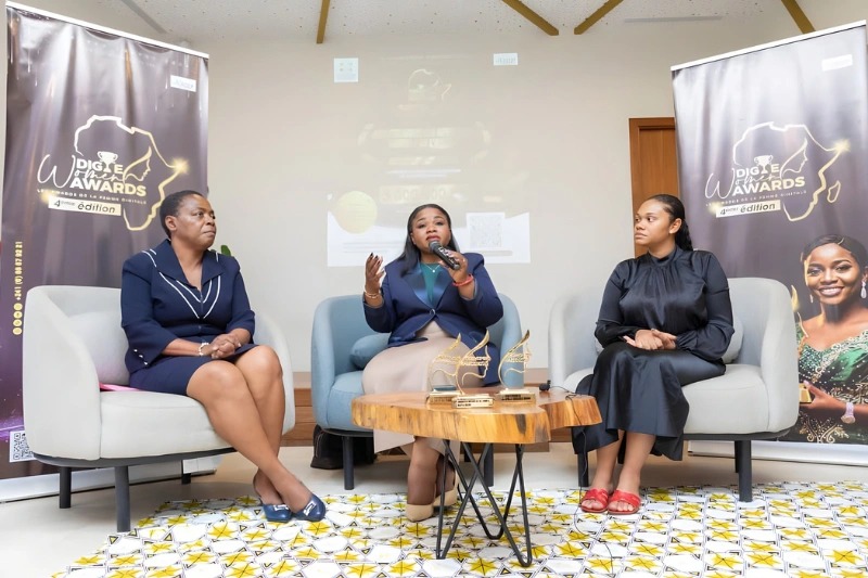  Anges Kevin NZIGOU présent la vision de la plateforme