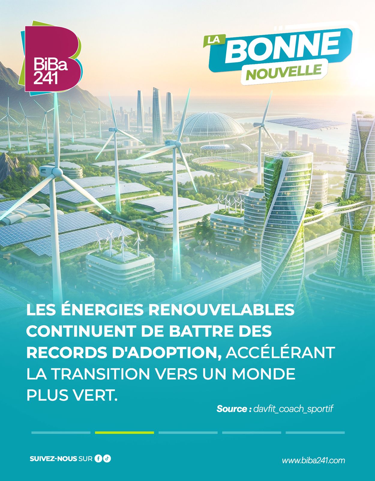 Énergies renouvelables : une adoption record qui accélère la transition mondiale