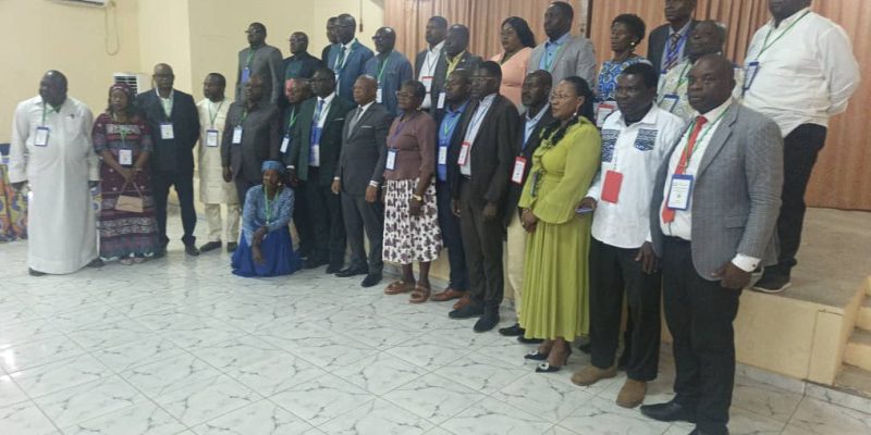  Anges Kevin NZIGOU présent la vision de la plateforme