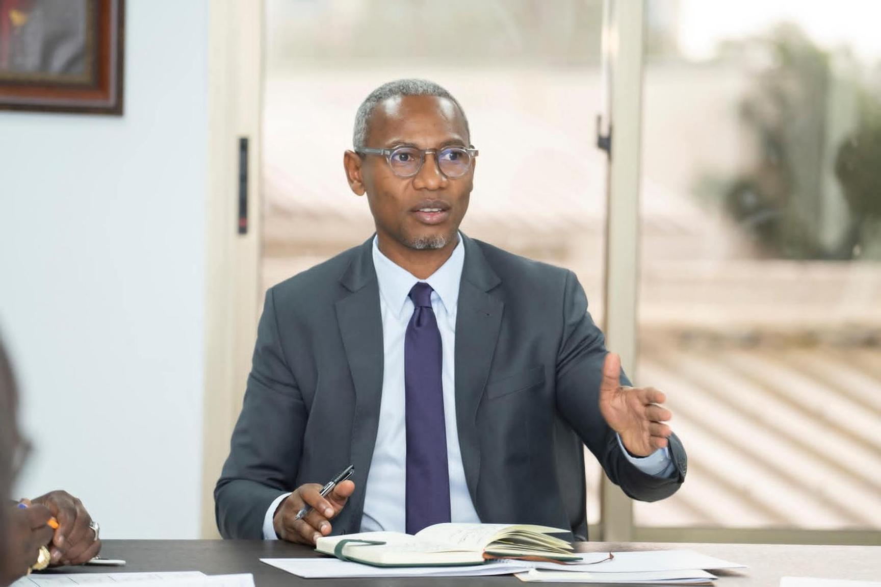  Anges Kevin NZIGOU présent la vision de la plateforme