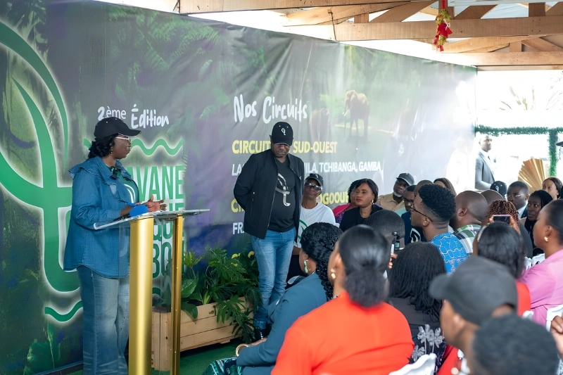  Anges Kevin NZIGOU présent la vision de la plateforme