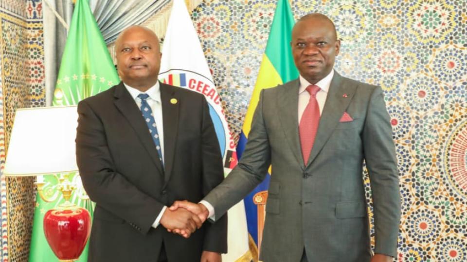  Anges Kevin NZIGOU présent la vision de la plateforme