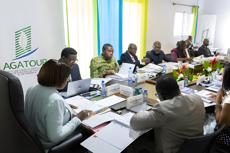  Anges Kevin NZIGOU présent la vision de la plateforme