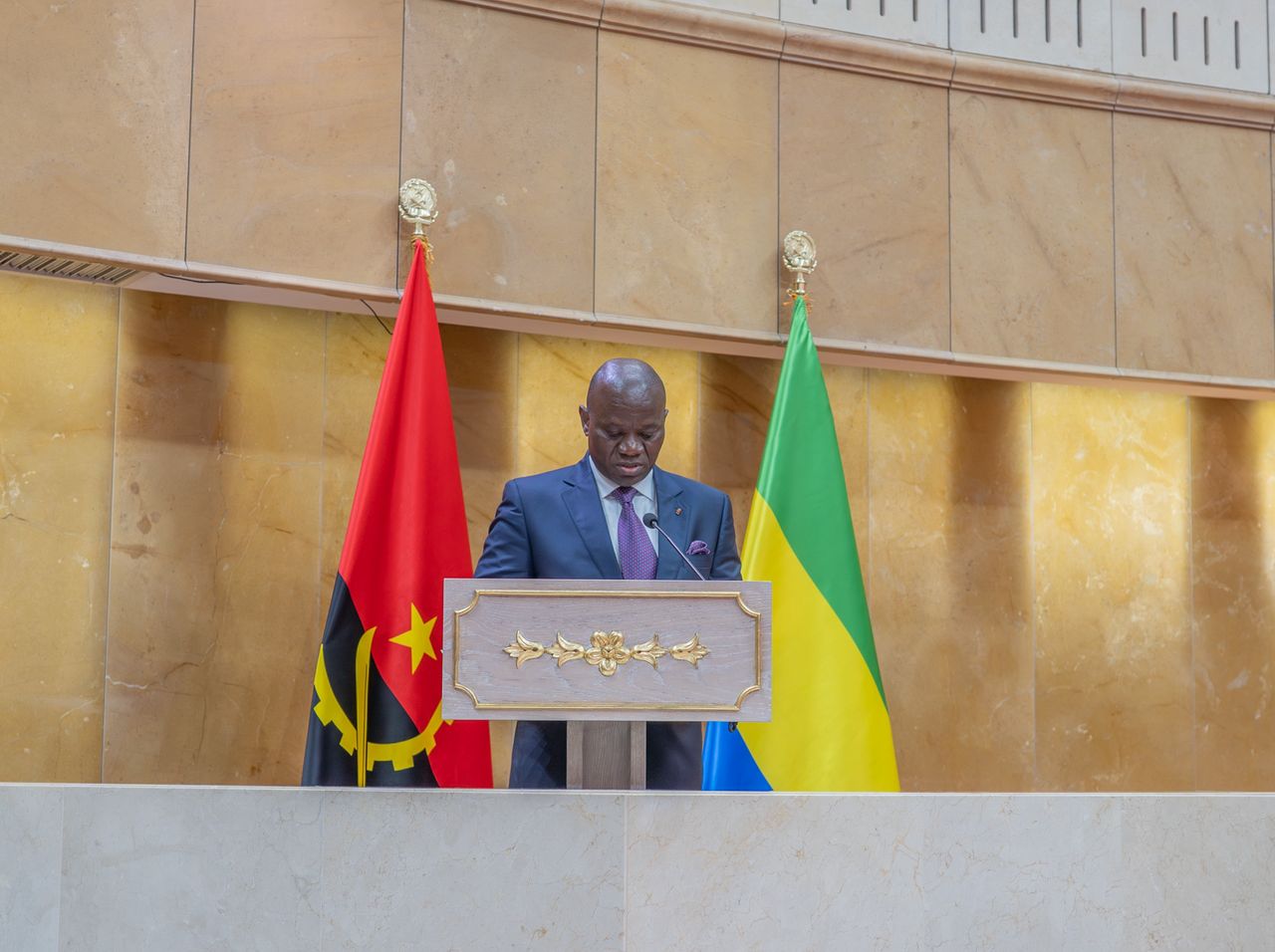  Anges Kevin NZIGOU présent la vision de la plateforme