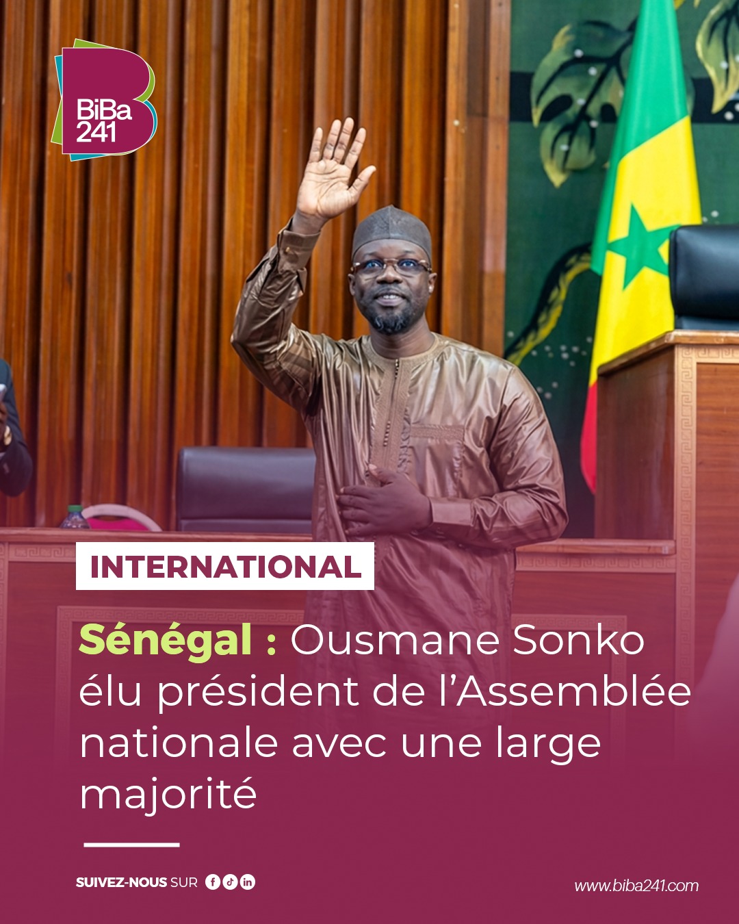  Anges Kevin NZIGOU présent la vision de la plateforme