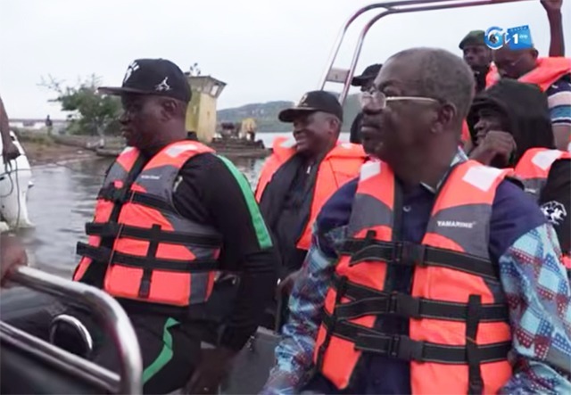 Mayumba : Oligui Nguema au cœur de la lagune Banio pour promouvoir le potentiel halieutique