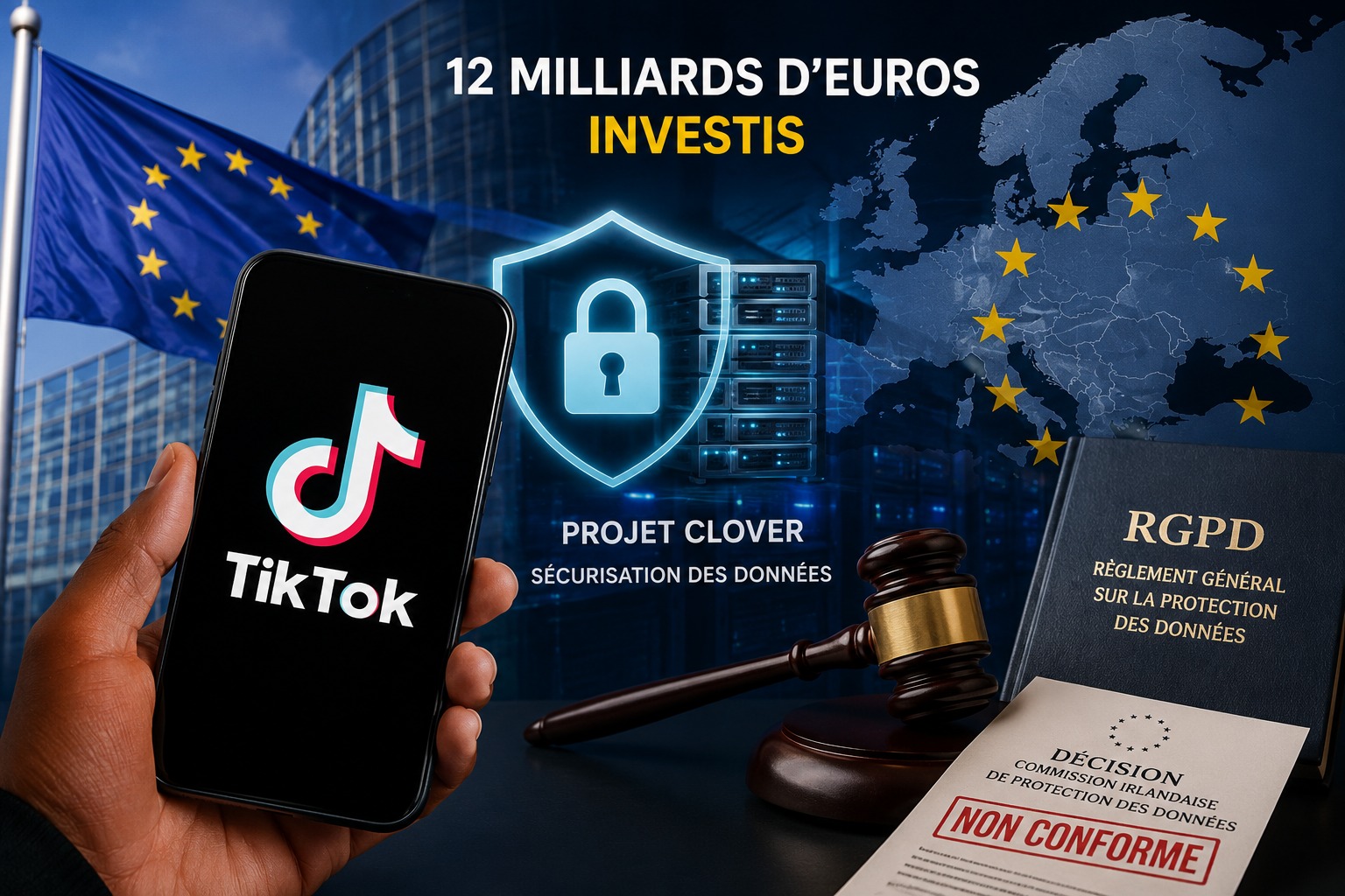 TikTok : 12 milliards d’euros investis malgré une condamnation européenne