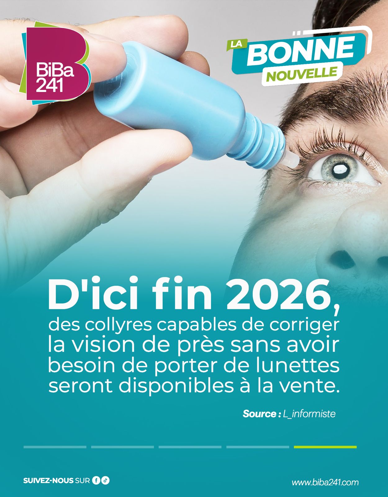 Vision de près : des collyres pour remplacer les lunettes bientôt disponibles