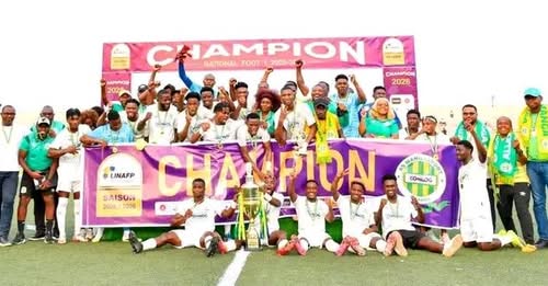 National-Foot 1 : Mangasport décroche un historique 11ᵉ titre de champion