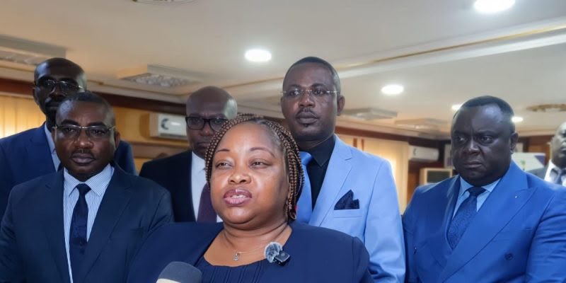  Anges Kevin NZIGOU présent la vision de la plateforme
