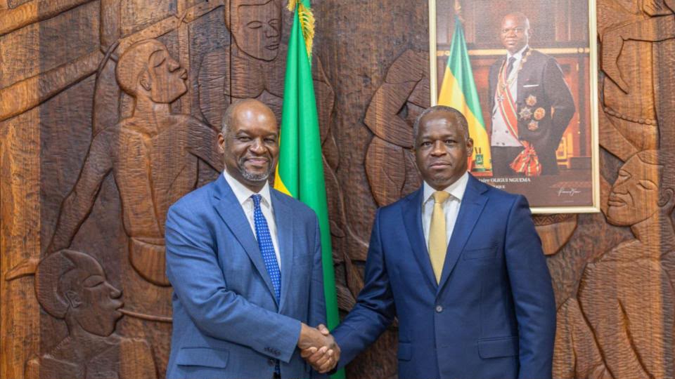 Anges Kevin NZIGOU présent la vision de la plateforme