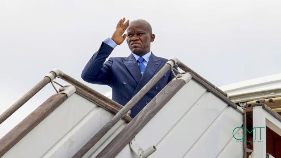  Anges Kevin NZIGOU présent la vision de la plateforme