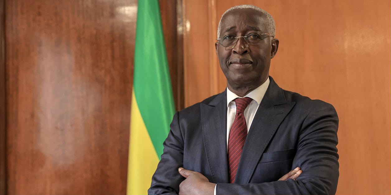  Anges Kevin NZIGOU présent la vision de la plateforme