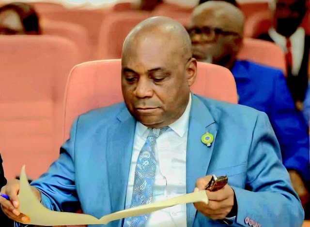  Anges Kevin NZIGOU présent la vision de la plateforme