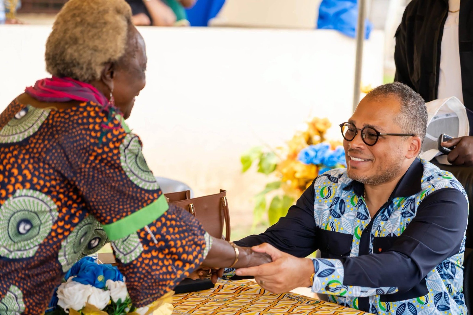  Anges Kevin NZIGOU présent la vision de la plateforme