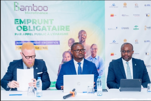  Anges Kevin NZIGOU présent la vision de la plateforme