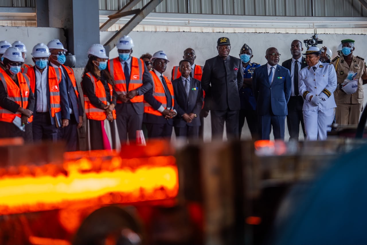Aciéries du Gabon : Oligui Nguema lance la première production et accélère le pari industriel
