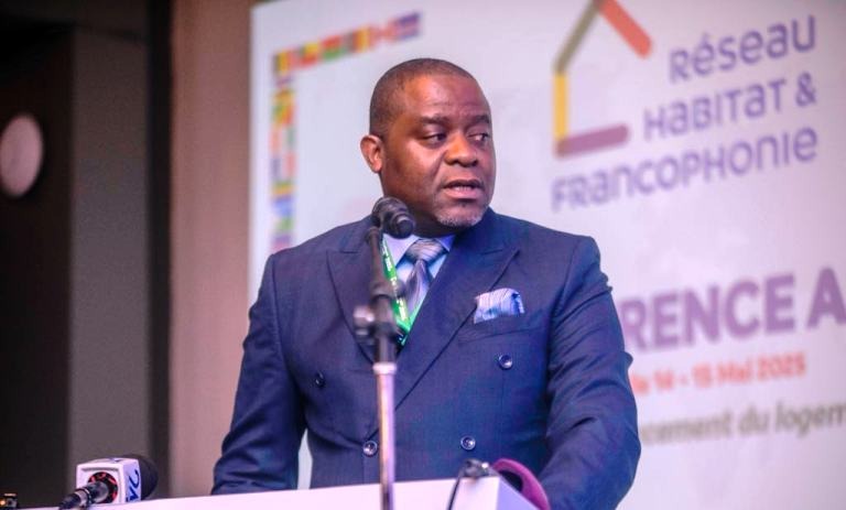  Anges Kevin NZIGOU présent la vision de la plateforme
